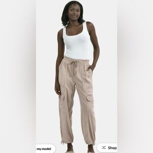 Time and Tru Women's Mauve Cargo Joggers Large, Y2K
